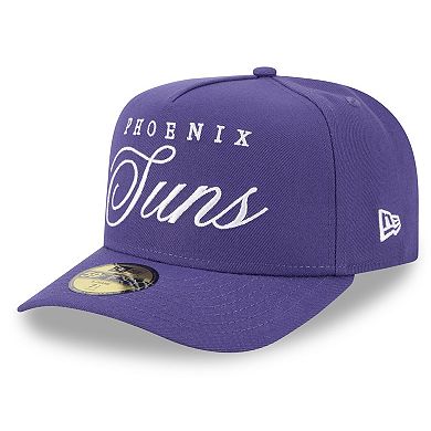 Men's New Era Purple Phoenix Suns 2025 NBA Draft A-Frame 59FIFTY Fitted Hat