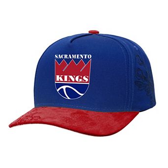Men's Mitchell & Ness Blue/Red Sacramento Kings May Flowers Adjustable Hat