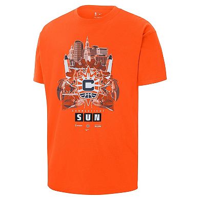 Men's Nike Orange Connecticut Sun Original Content Max90 T-Shirt
