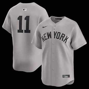 Men's Nike Anthony Volpe Gray New York Yankees Road Limited Player Jersey