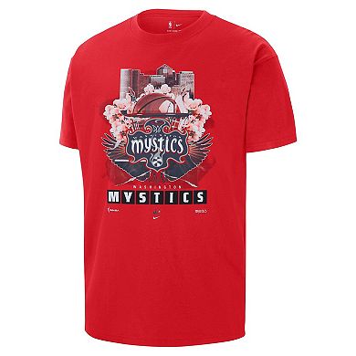 Men's Nike Red Washington Mystics Original Content Max90 T-Shirt