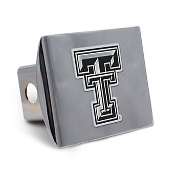 WinCraft Texas Tech Red Raiders Premium Metal Chrome Hitch Cover
