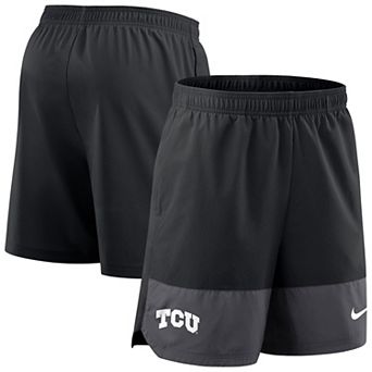 Men's Nike Black TCU Horned Frogs 2025 Sideline Performance Shorts