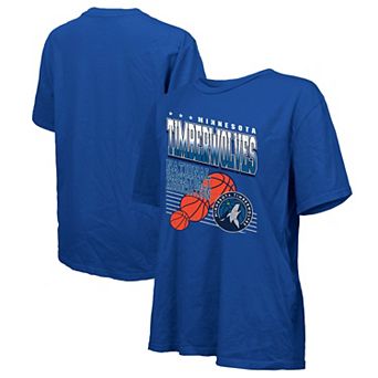 Women's Majestic Threads Royal Minnesota Timberwolves Oversized T-Shirt