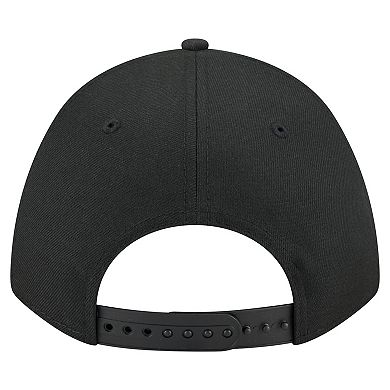 Men's New Era Black Kansas City Chiefs Team Collection 9FORTY M-Crown A-Frame Adjustable Hat