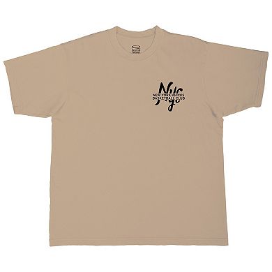 Men's Stadium Essentials Tan New York Knicks Oversized Forever T-Shirt