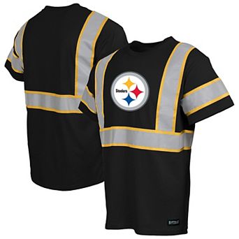 Men's Black Pittsburgh Steelers Safety Heavyweight T-Shirt