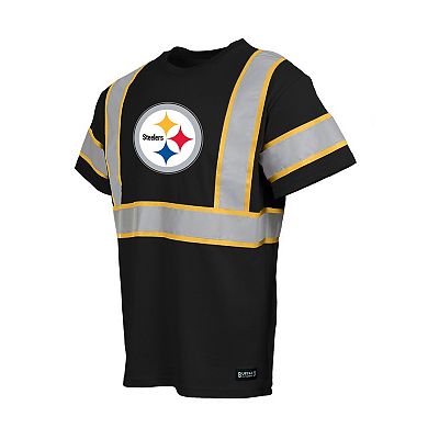 Men's Black Pittsburgh Steelers Safety Heavyweight T-Shirt