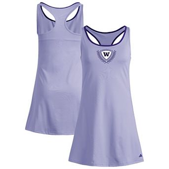 Women's adidas Purple Washington Huskies Spring Fling Active Racerback Skort Dress