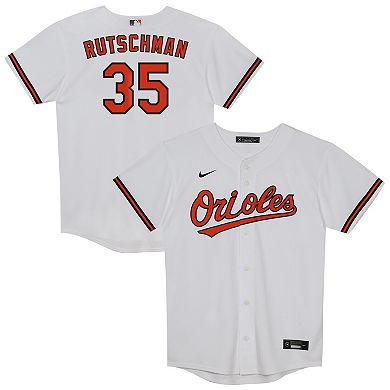 Preschool Nike Adley Rutschman White Baltimore Orioles Home Replica Player Jersey