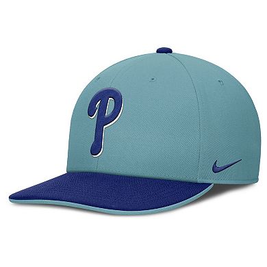 Men's Nike Turquoise Philadelphia Phillies Father's Day Pro Performance Snapback Hat