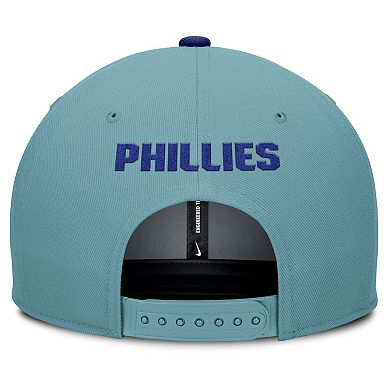 Men's Nike Turquoise Philadelphia Phillies Father's Day Pro Performance Snapback Hat