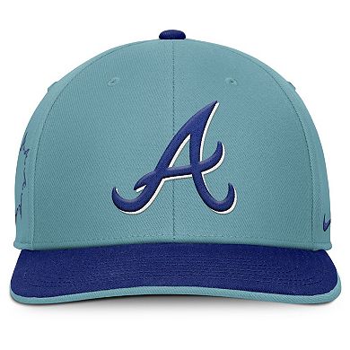 Men's Nike Turquoise Atlanta Braves Father's Day Pro Performance Snapback Hat