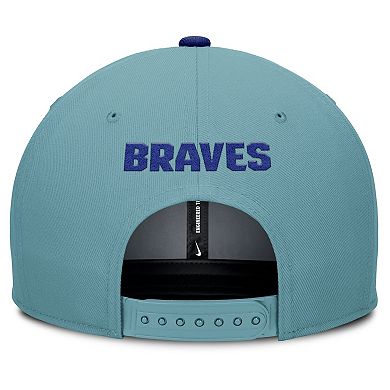 Men's Nike Turquoise Atlanta Braves Father's Day Pro Performance Snapback Hat
