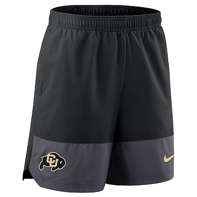 Men's Nike Black Colorado Buffaloes 2025 Sideline Performance Shorts