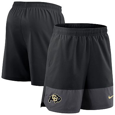 Men's Nike Black Colorado Buffaloes 2025 Sideline Performance Shorts