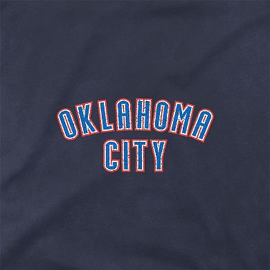 Unisex Stadium Essentials Denim Oklahoma City Thunder Get Back Oversized Vintage Wash T-Shirt
