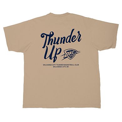 Unisex Stadium Essentials Tan Oklahoma City Thunder Thunder Up Urban T-Shirt