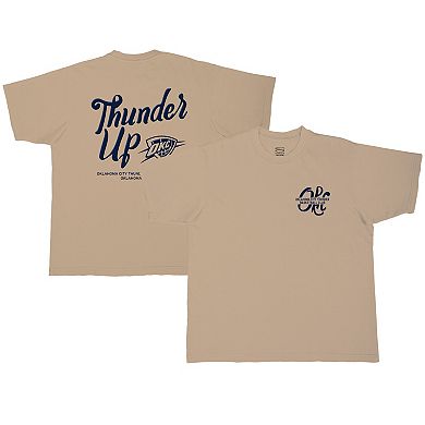 Unisex Stadium Essentials Tan Oklahoma City Thunder Thunder Up Urban T-Shirt