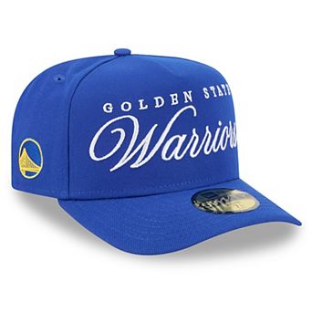 Men's New Era Royal Golden State Warriors 2025 NBA Draft A-Frame 59FIFTY Fitted Hat