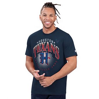 Men's Starter Navy Houston Texans Prime Time T-Shirt