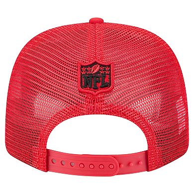 Men's New Era Red Kansas City Chiefs Team Collection 9SEVENTY Stretch-Snap Adjustable Hat