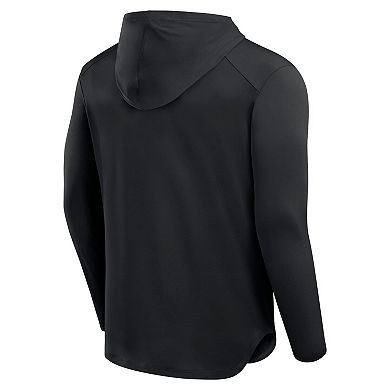 Men's Fanatics Black Philadelphia Phillies Front Office Power Mono Long Sleeve Hoodie T-Shirt