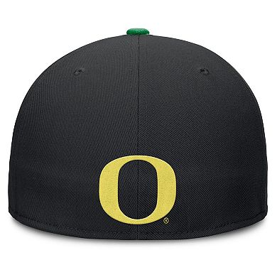 Men's Nike Black Oregon Ducks True Primetime Performance Fitted Hat