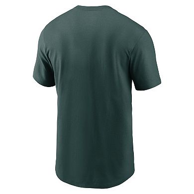 Men's Nike Green Michigan State Spartans Primetime Arch Stack T-Shirt