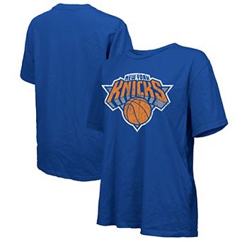 Women's Majestic Threads Royal New York Knicks Oversized T-Shirt