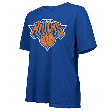 Women's Majestic Threads Royal New York Knicks Oversized T-Shirt