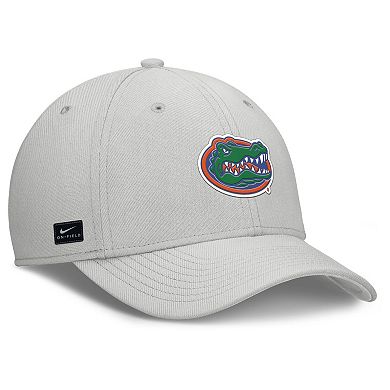 Men's Nike Gray Florida Gators Rise Practice Performance Flex Hat