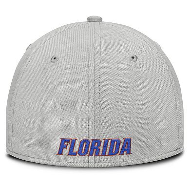Men's Nike Gray Florida Gators Rise Practice Performance Flex Hat