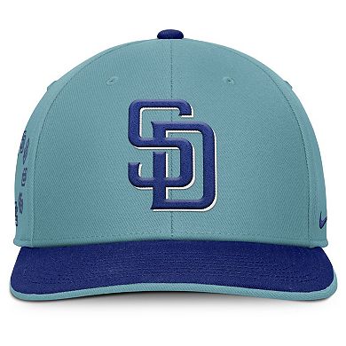Men's Nike Turquoise San Diego Padres Father's Day Pro Performance Snapback Hat
