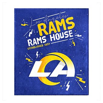 Los Angeles Rams 60" x 70" Plush Throw Blanket