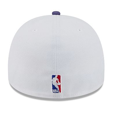 Men's New Era White/Purple Phoenix Suns 2025 NBA Draft A-Frame 59FIFTY Fitted Hat