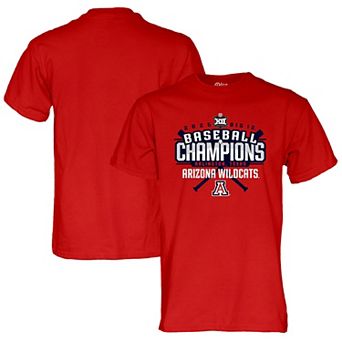Unisex Blue 84 Red Arizona Wildcats 2025 Big 12 Baseball Conference Tournament Champions T-Shirt