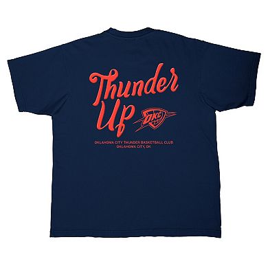 Unisex Stadium Essentials Navy Oklahoma City Thunder Thunder Up Urban T-Shirt