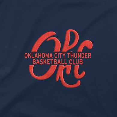 Unisex Stadium Essentials Navy Oklahoma City Thunder Thunder Up Urban T-Shirt