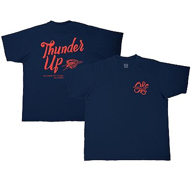 Unisex Stadium Essentials Navy Oklahoma City Thunder Thunder Up Urban T-Shirt