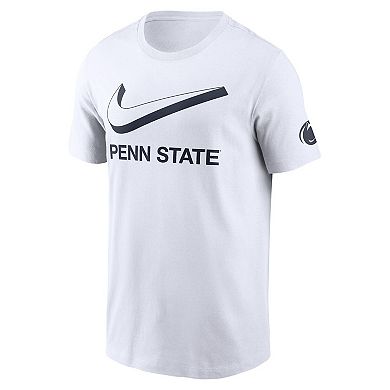 Men's Nike White Penn State Nittany Lions Primetime 2-Hit Swoosh T-Shirt
