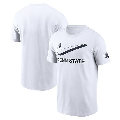 Men's Nike White Penn State Nittany Lions Primetime 2-Hit Swoosh T-Shirt