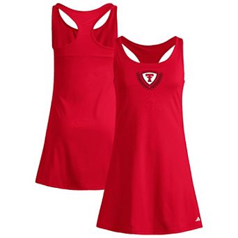 Women's adidas Red Texas Tech Red Raiders Spring Fling Active Racerback Skort Dress