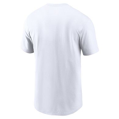 Men's Nike White Michigan State Spartans Primetime 2-Hit Swoosh T-Shirt
