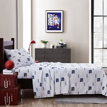 New York Giants Twin Bedding Sheet Set