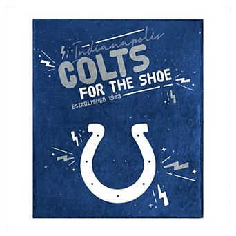 Indianapolis Colts 60" x 70" Plush Throw Blanket
