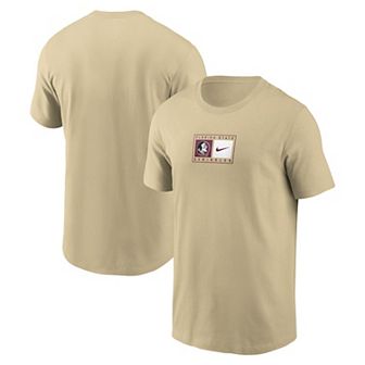 Men's Nike Gold Florida State Seminoles Campus Logo Swoosh T-Shirt
