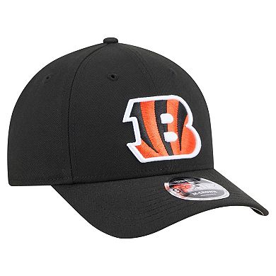 Men's New Era Black Cincinnati Bengals Team Collection 9FORTY M-Crown Adjustable Hat