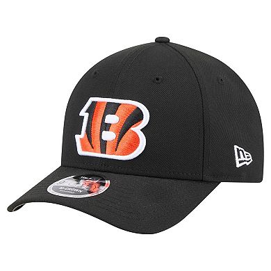 Men's New Era Black Cincinnati Bengals Team Collection 9FORTY M-Crown Adjustable Hat