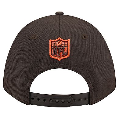 Men's New Era Brown Cleveland Browns Team Collection 9FORTY M-Crown Adjustable Hat